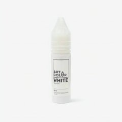 Краситель пищевой гелевый водорастворимый Art Color "Pro Белый" 15 мл 