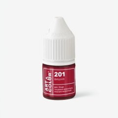 Краситель пищевой гелевый водорастворимый Art Color "Pro 201 Вишня" 12 мл 